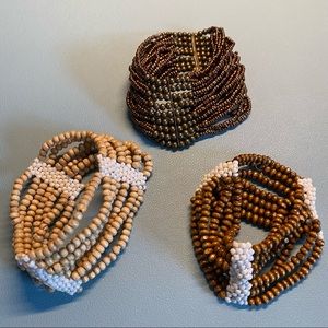 Beaded bracelet set (3)